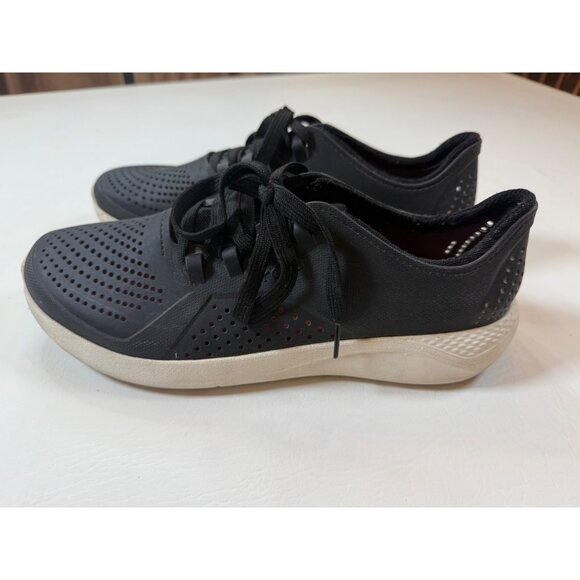 LiteRide By Crocs Mens Black Casual Shoes Size M10 Lightweight Breathable Design - Picture 1 of 8